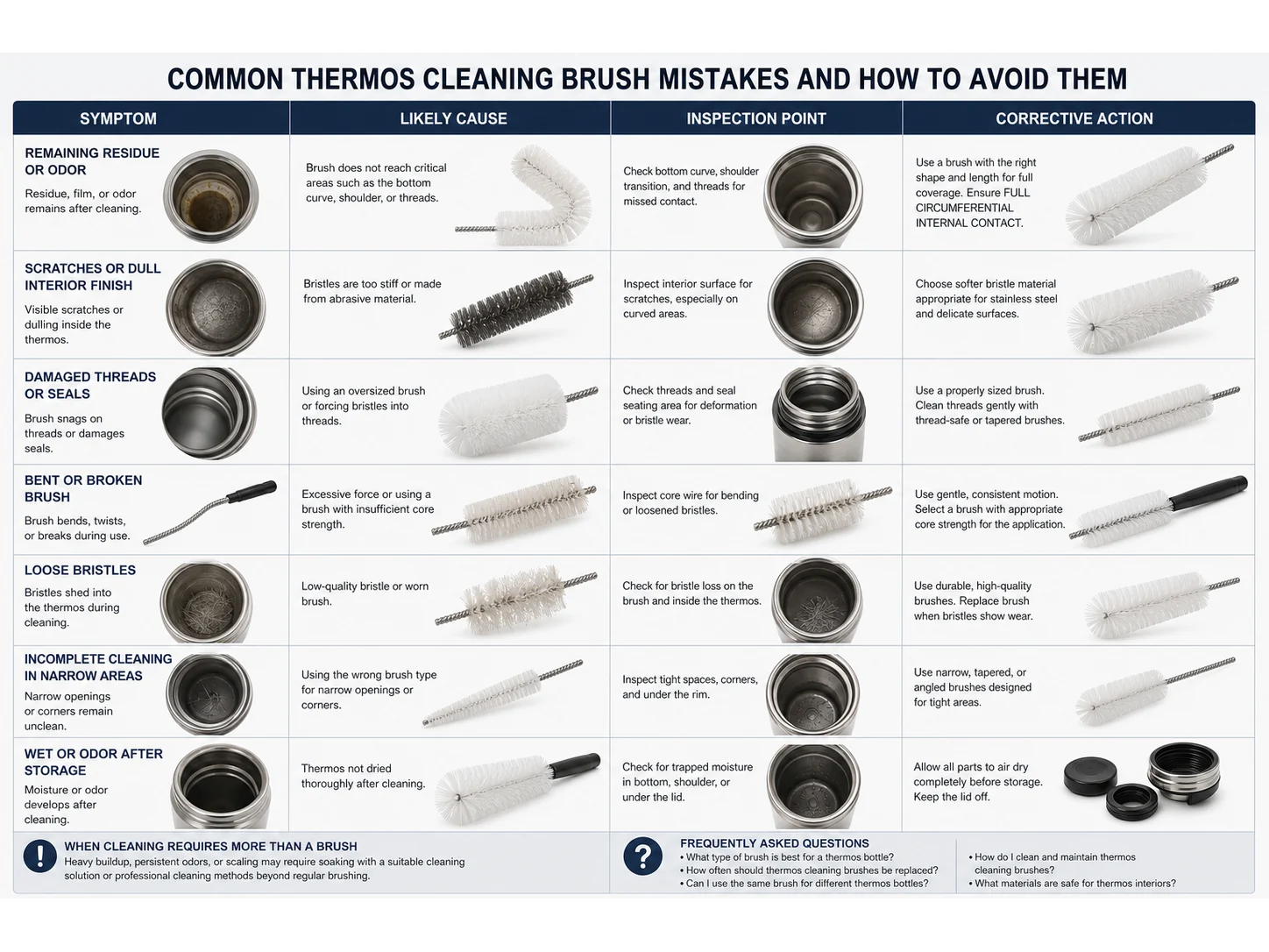 Thermos Cleaning Brush Mistakes to Avoid