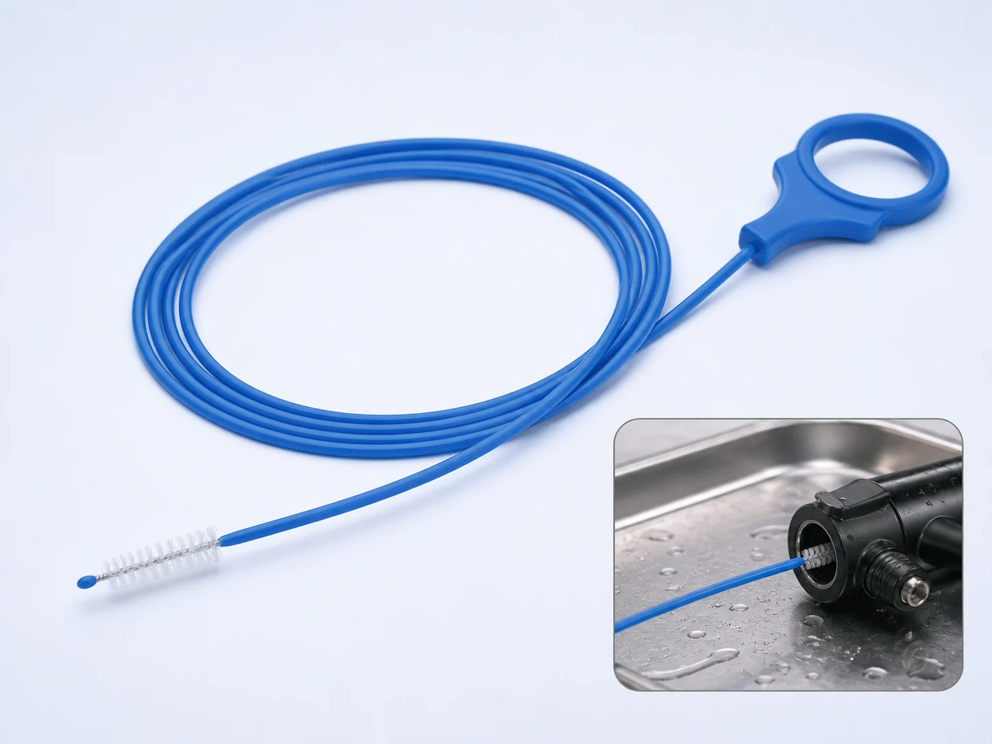 Injection Molded Endoscope Cleaning Brush