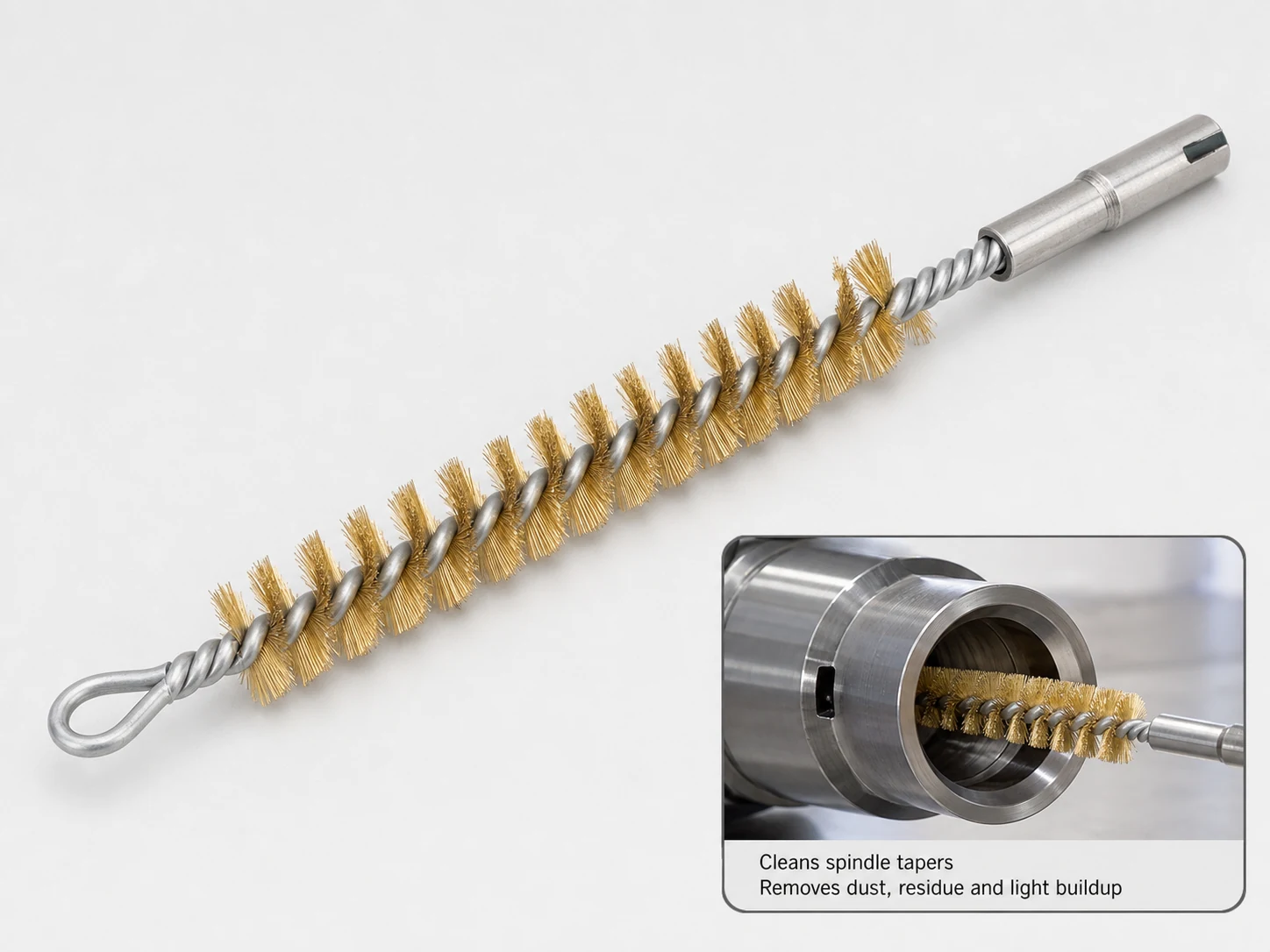 Spindle Taper Cleaning Brush