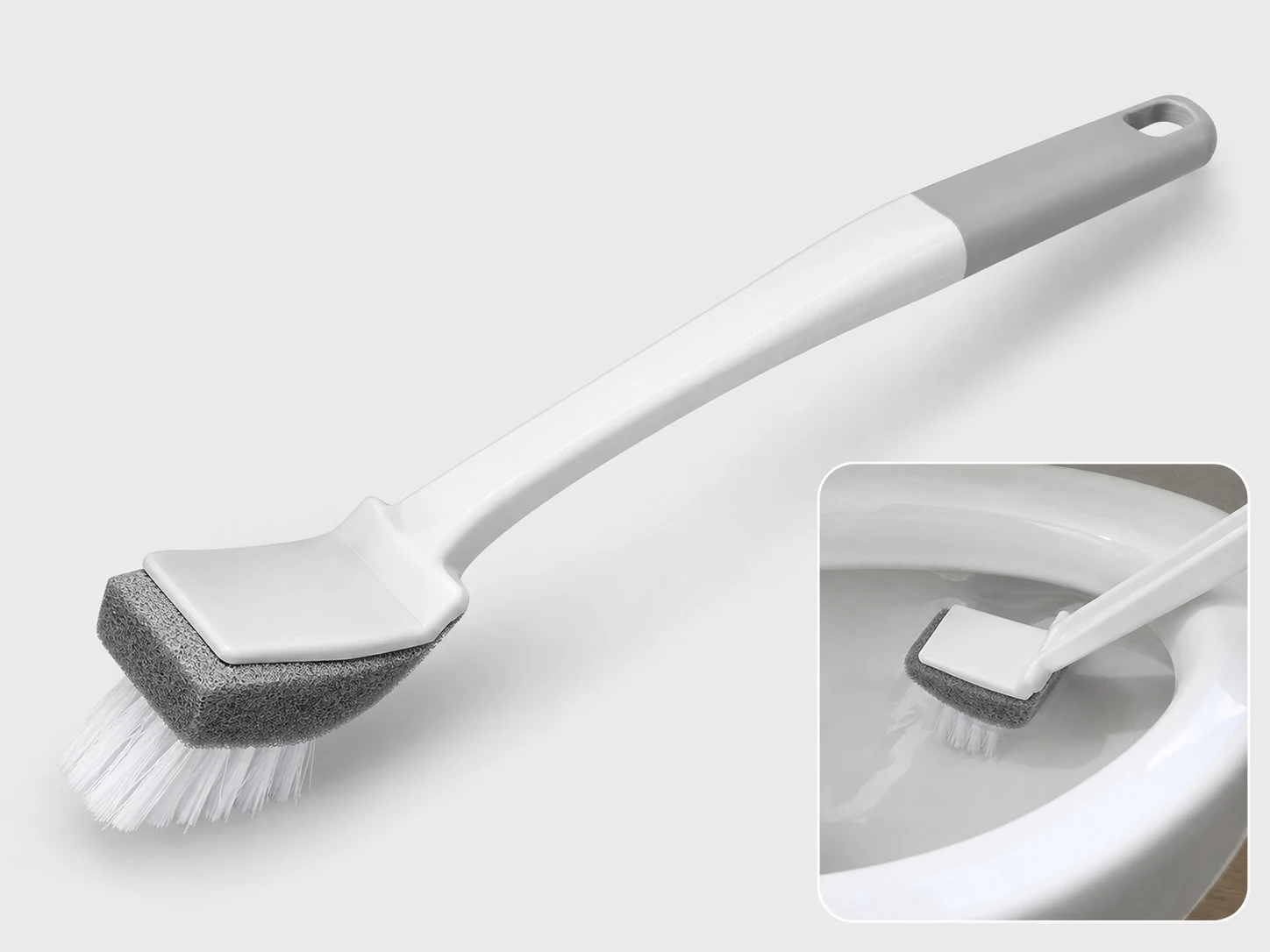 Toilet Ceramic Body Cleaning Brush