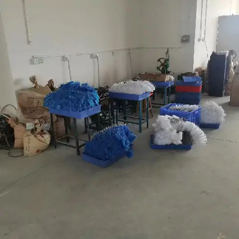Cleaning brush production line