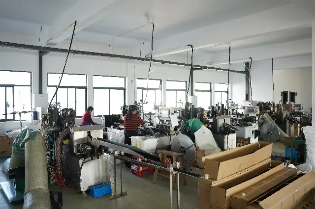 Cleaning brush manufacturing floor