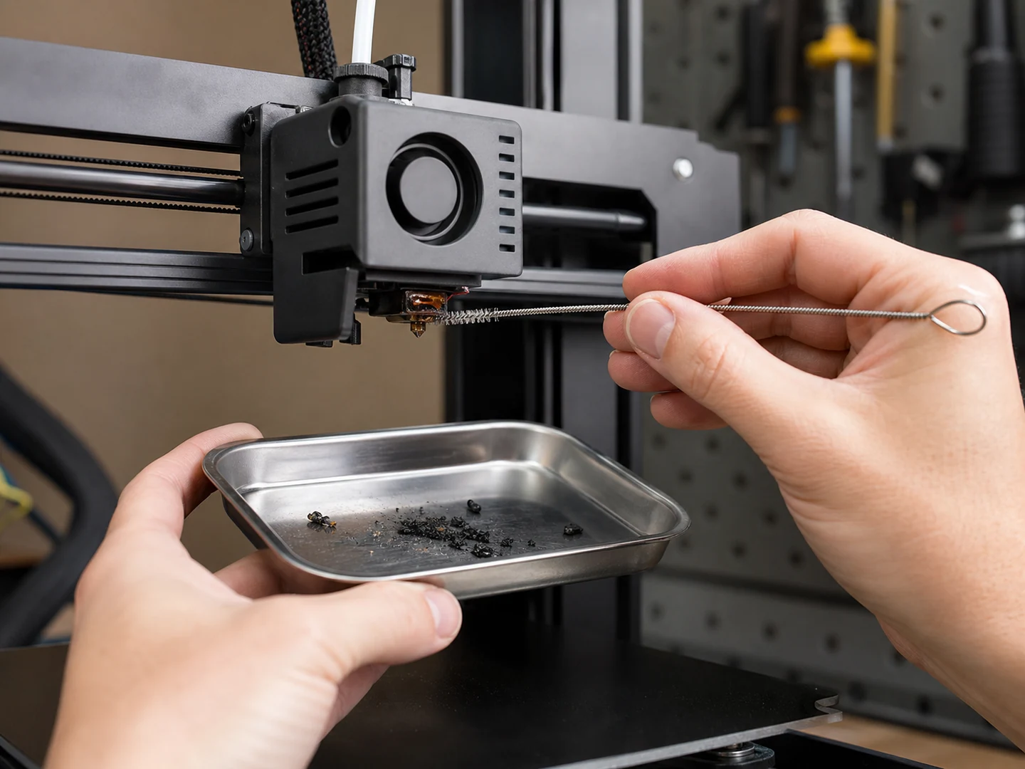 3D Printer Nozzle Cleaning