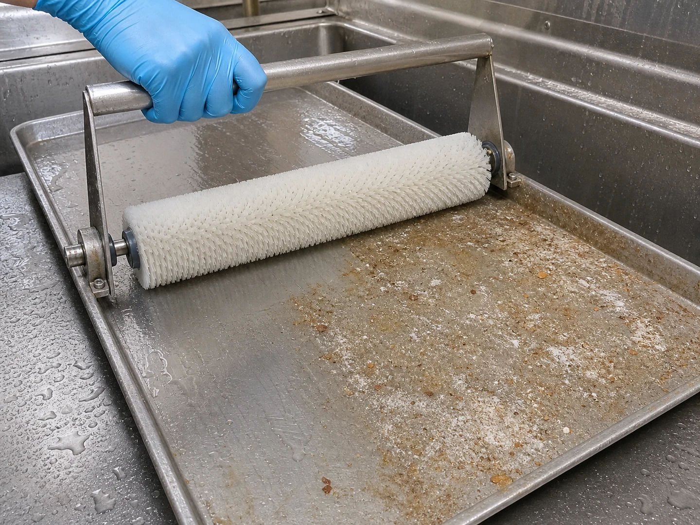 Bakery Tray Cleaning