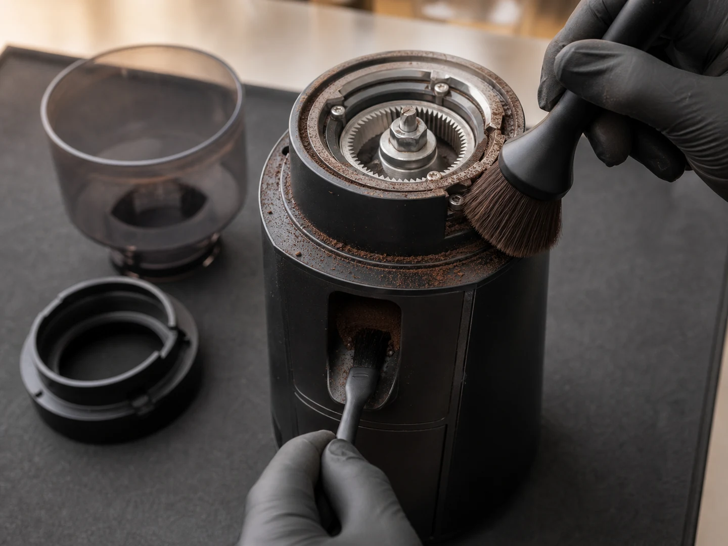 Coffee Grinder Cleaning