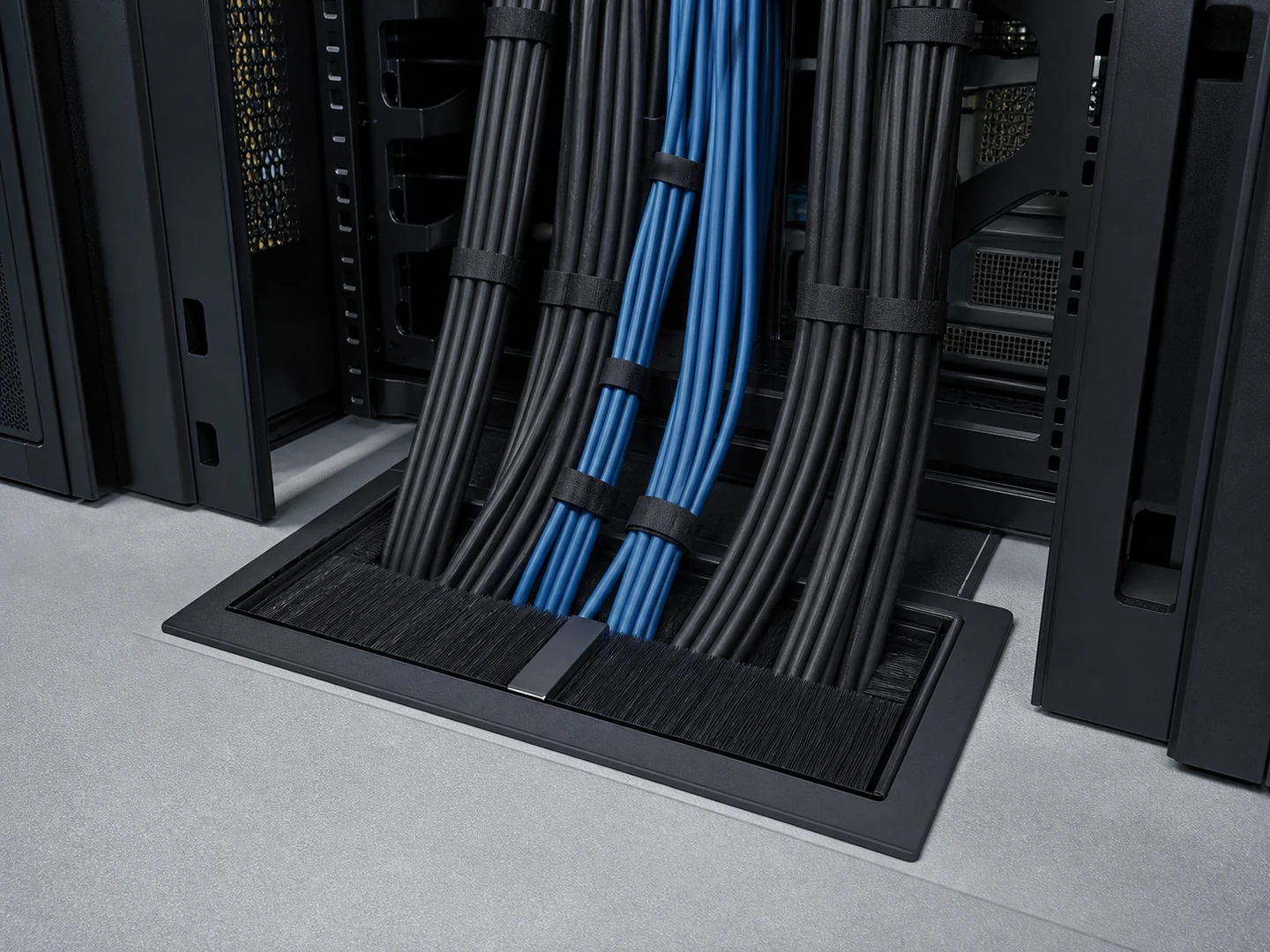 Data Center Cabinet Cable Entry Sealing