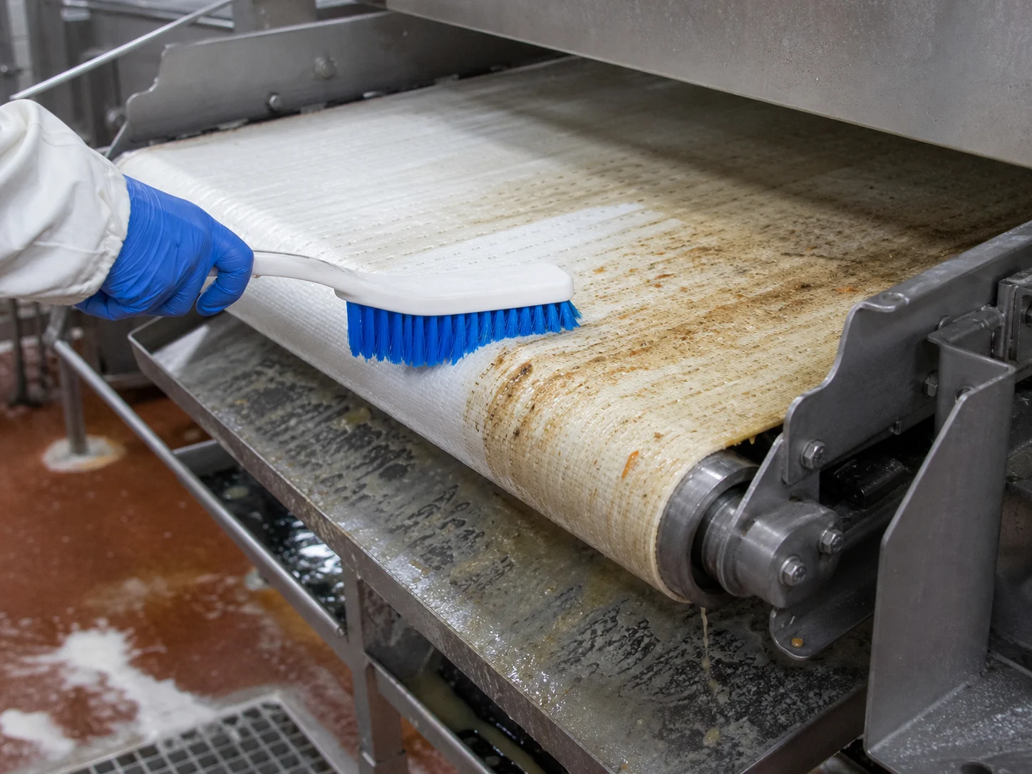 Food Conveyor Grease Cleaning