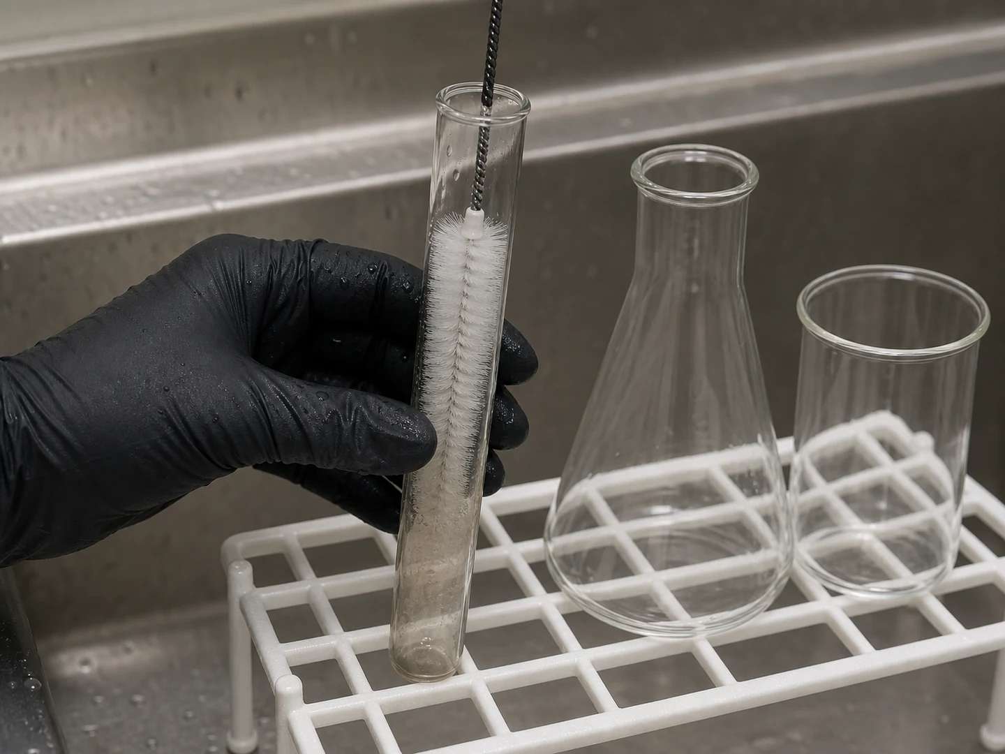 Laboratory Tube Cleaning
