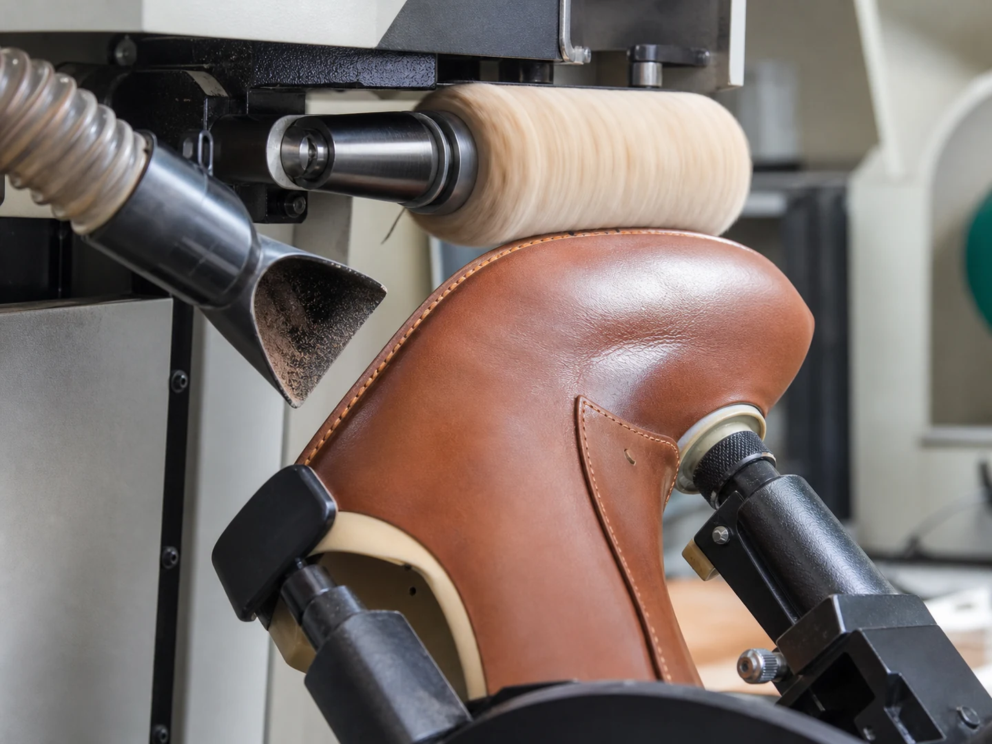 Leather & Shoe Processing Brush Use