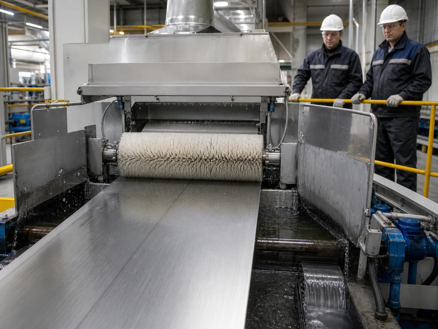 Metal Acid Pickling & Degreasing Line Brush Use