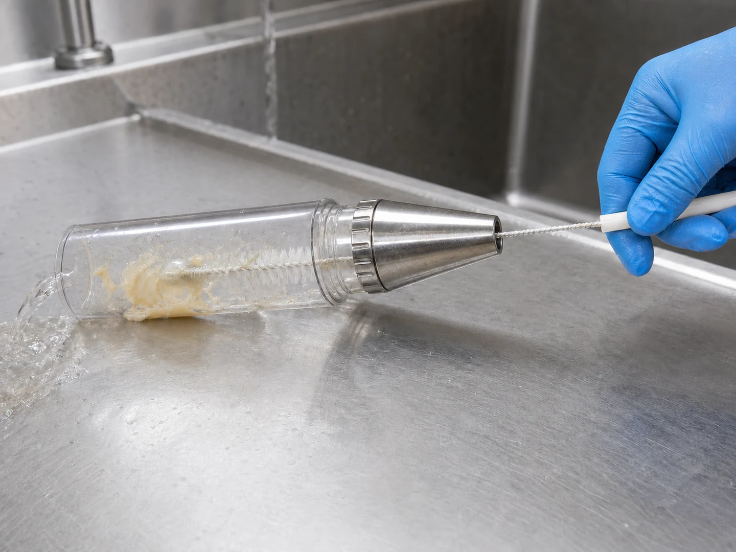 Pastry Tube Cleaning