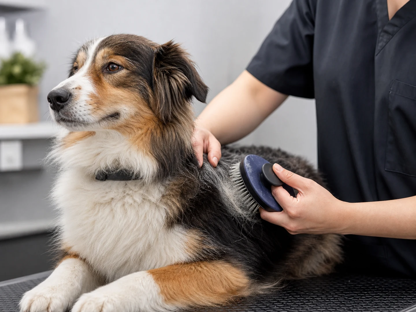 Pet Grooming & Animal Cleaning Brush Use