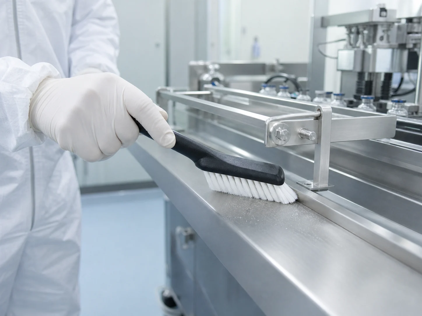 Pharmaceutical Cleanroom Surface Dust Removal