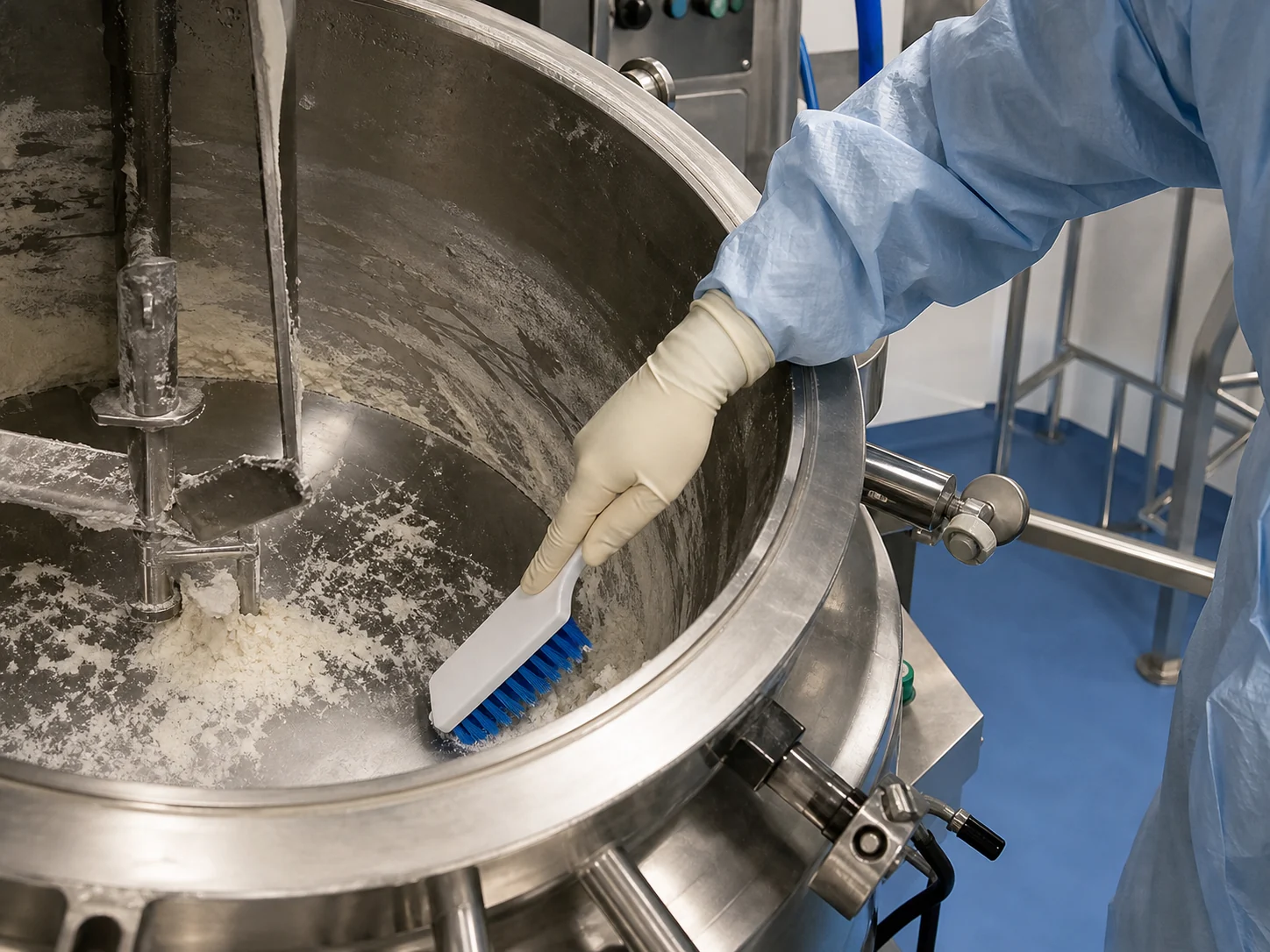 Pharmaceutical Reactor Residue Cleaning