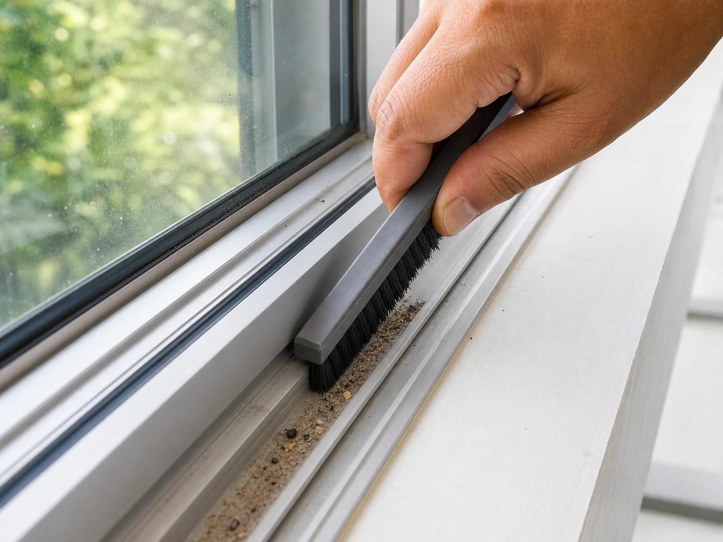 Window Track Cleaning