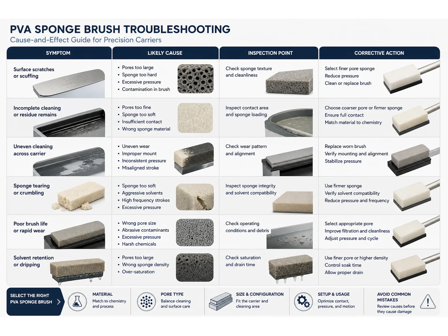 Pva Sponge Brush Guide: Materials, Size, and Mistakes for Precision Carriers