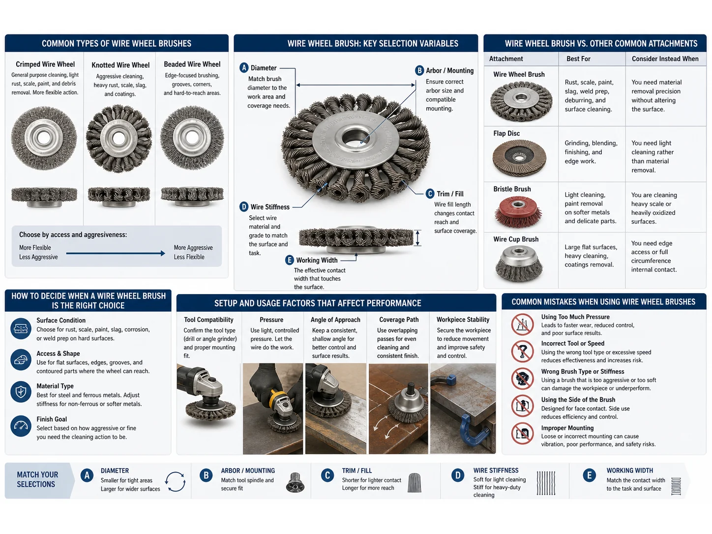 When Is a Wire Wheel Brush for Angle Grinder the Right Choice for Drill and Grinder Attachments?