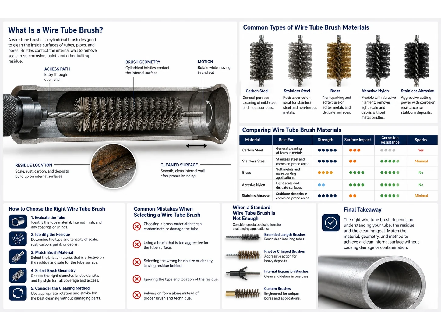 How to Choose Wire Tube Brush
