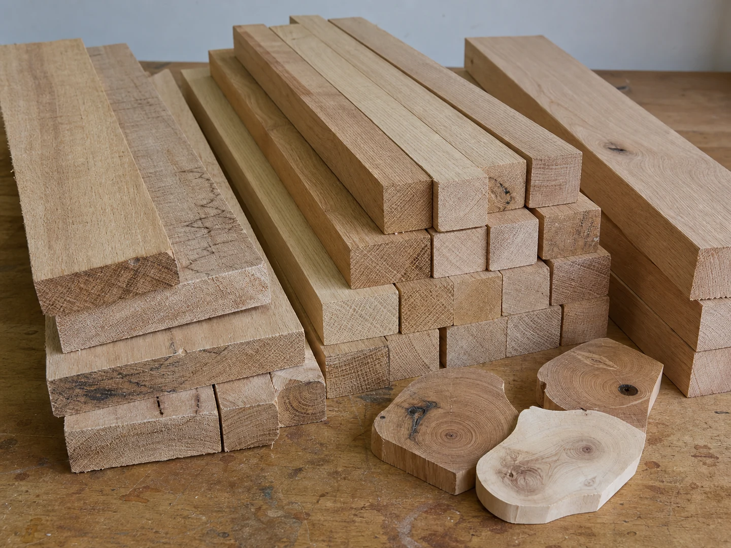 Hardwood Brush Base