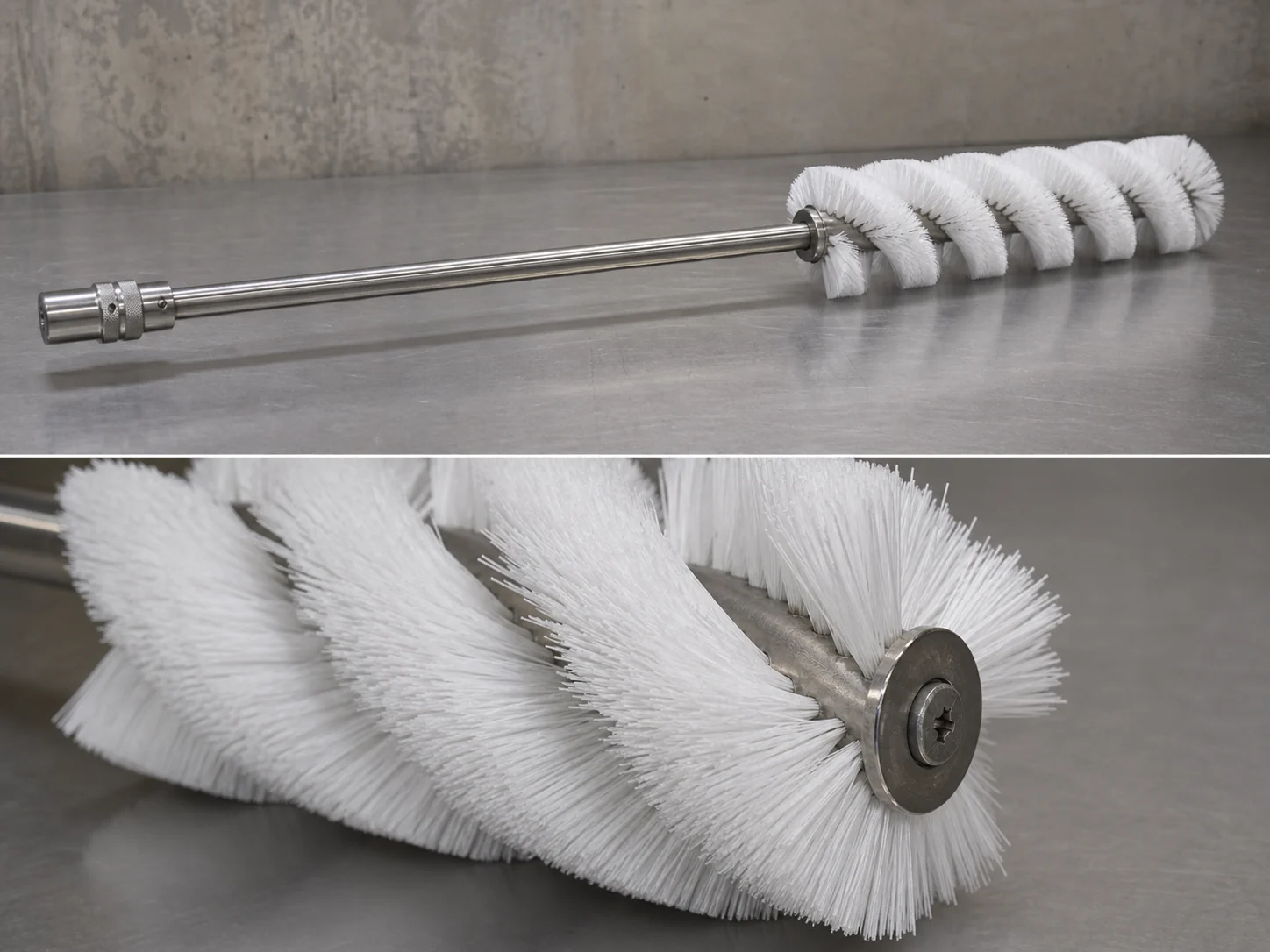 1000mm Helical PBT Conveyor Brush