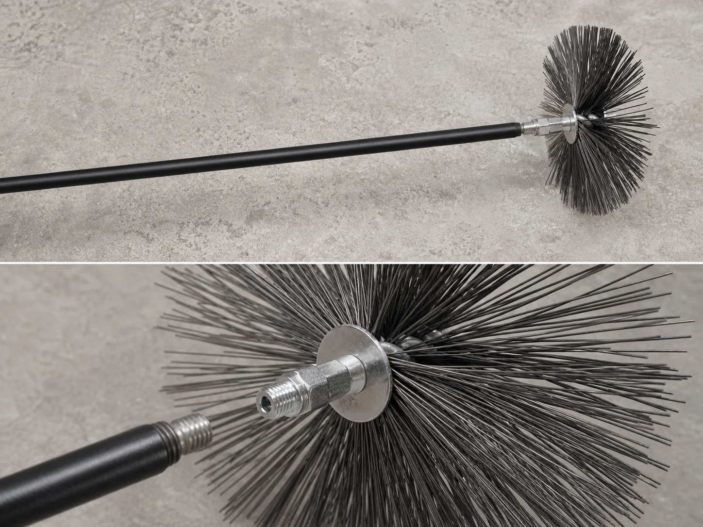 100mm Carbon Steel Chimney Brush cleaning brush