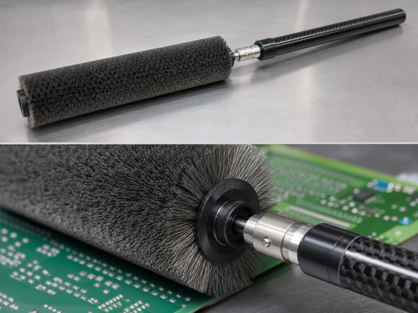 100x600mm Conductive PCB Roller Brush cleaning brush