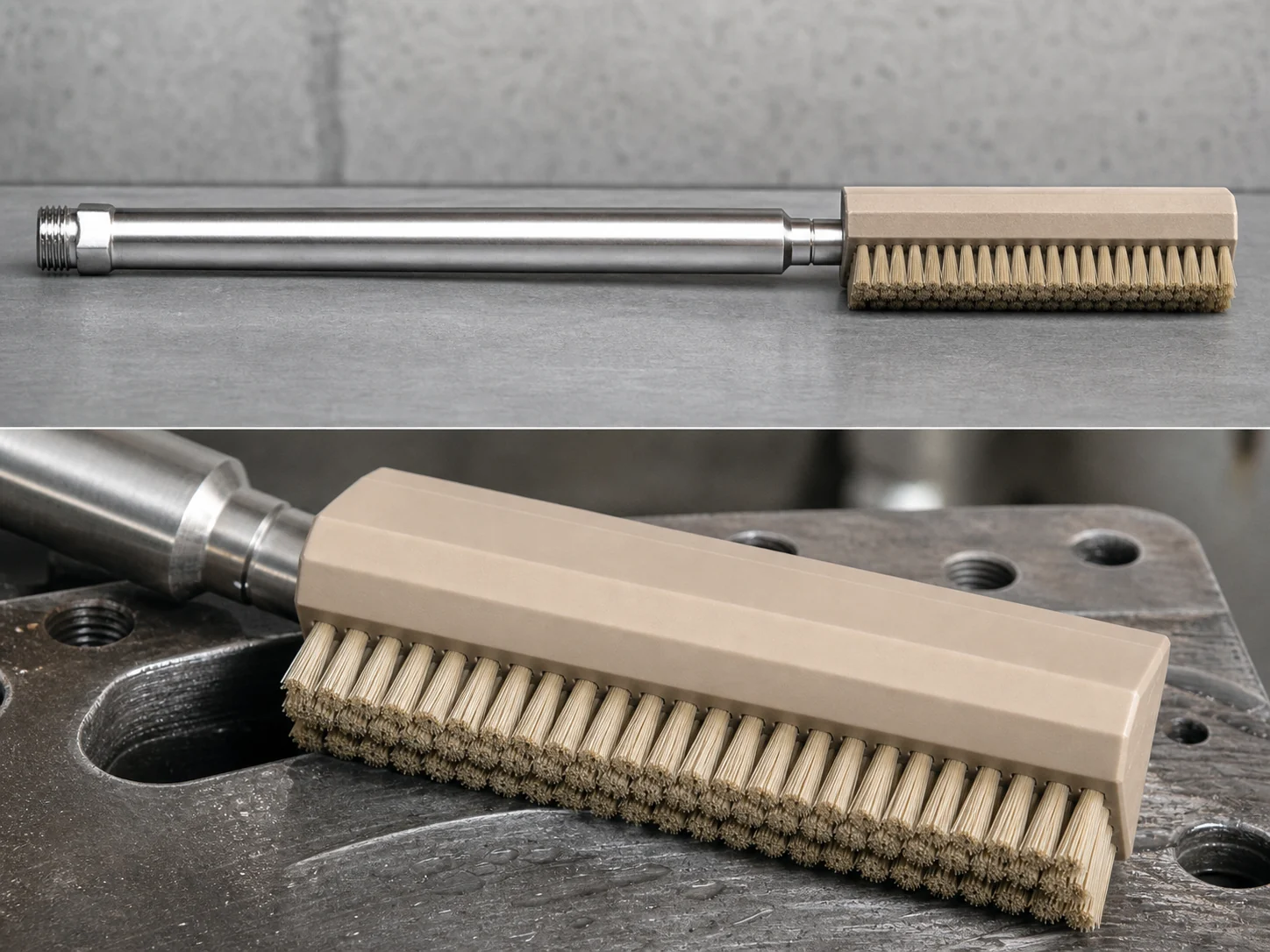 150mm PEEK Steam Cleaning Brush cleaning brush