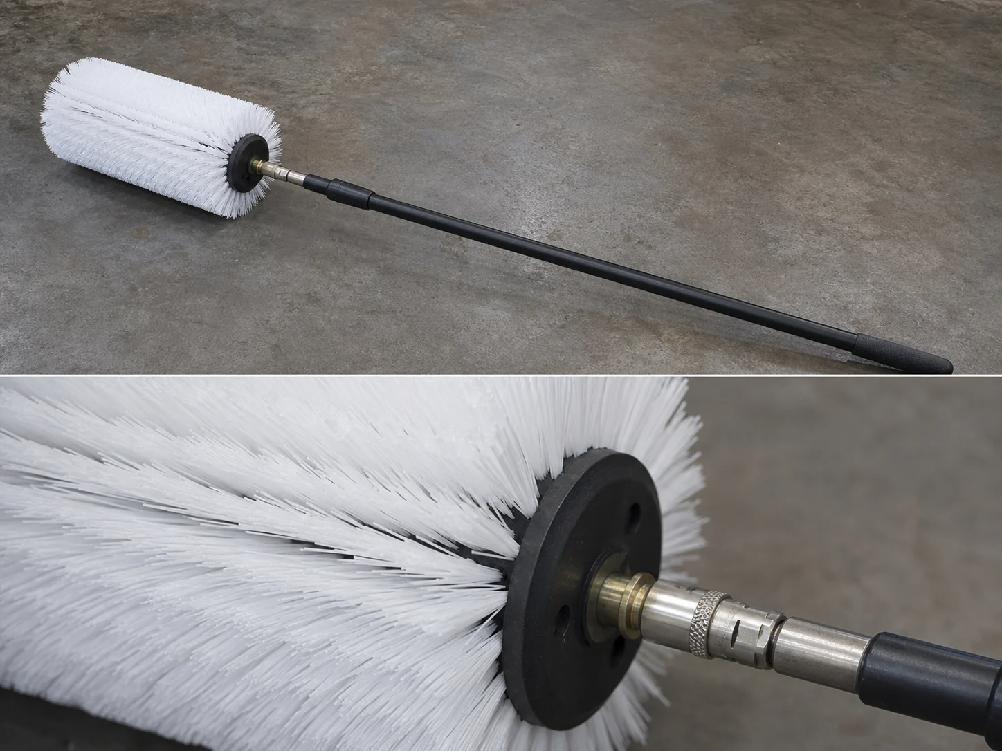 180x1800mm PP Guardrail Cleaning Roller Brush