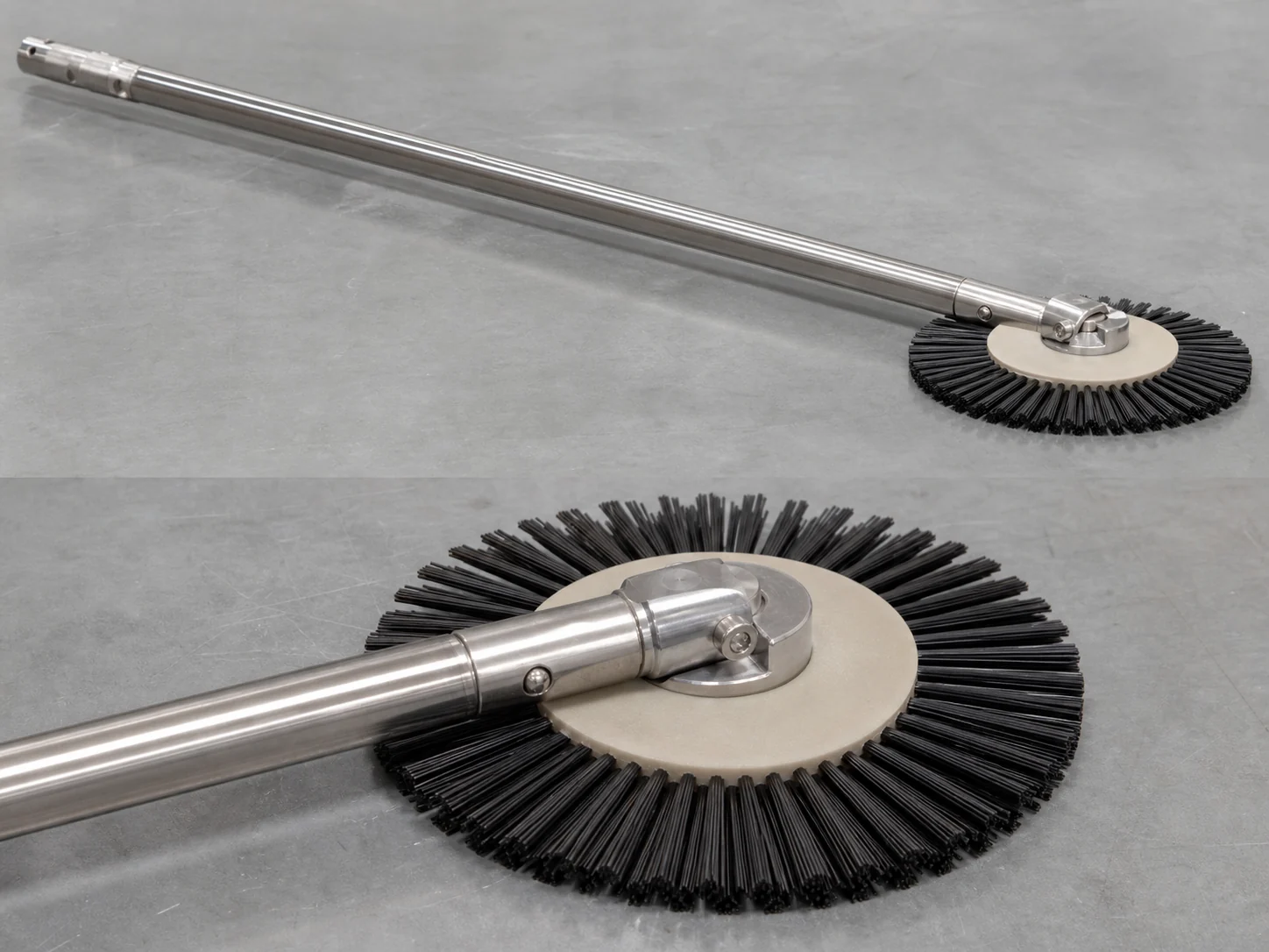250mm PBT Glass Edge Disc Brush