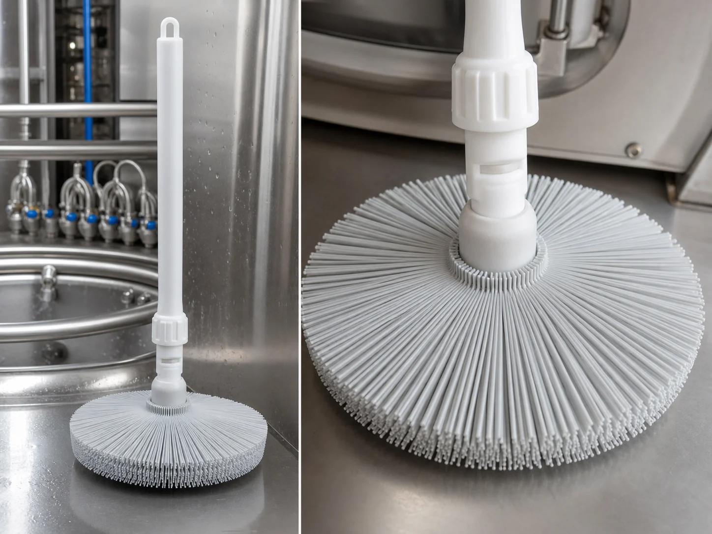 350mm Silicone Food Transfer Disc Brush