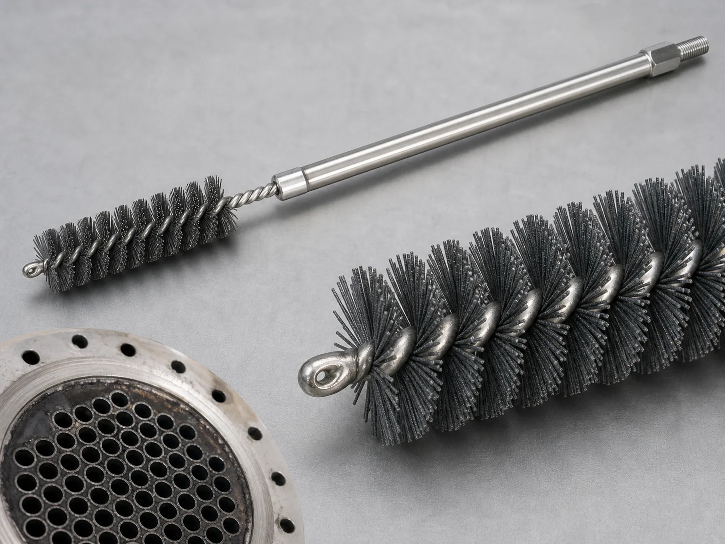 40mm P120 SiC Descaling Brush