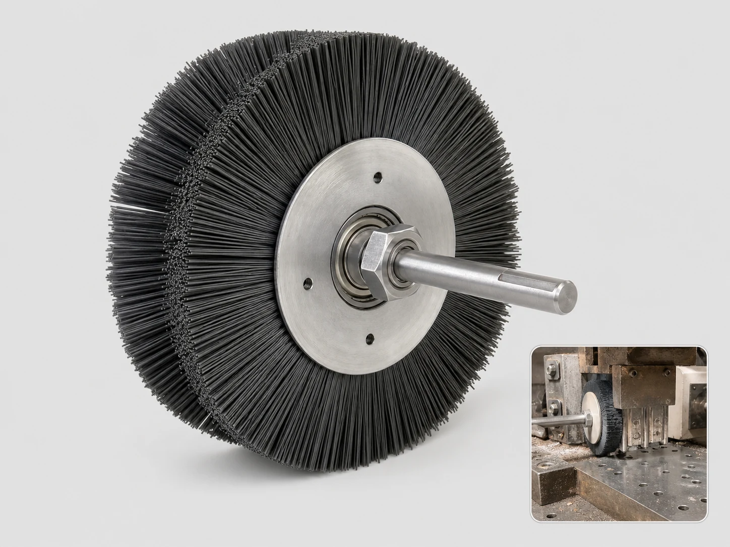Brush Plate Punch Press