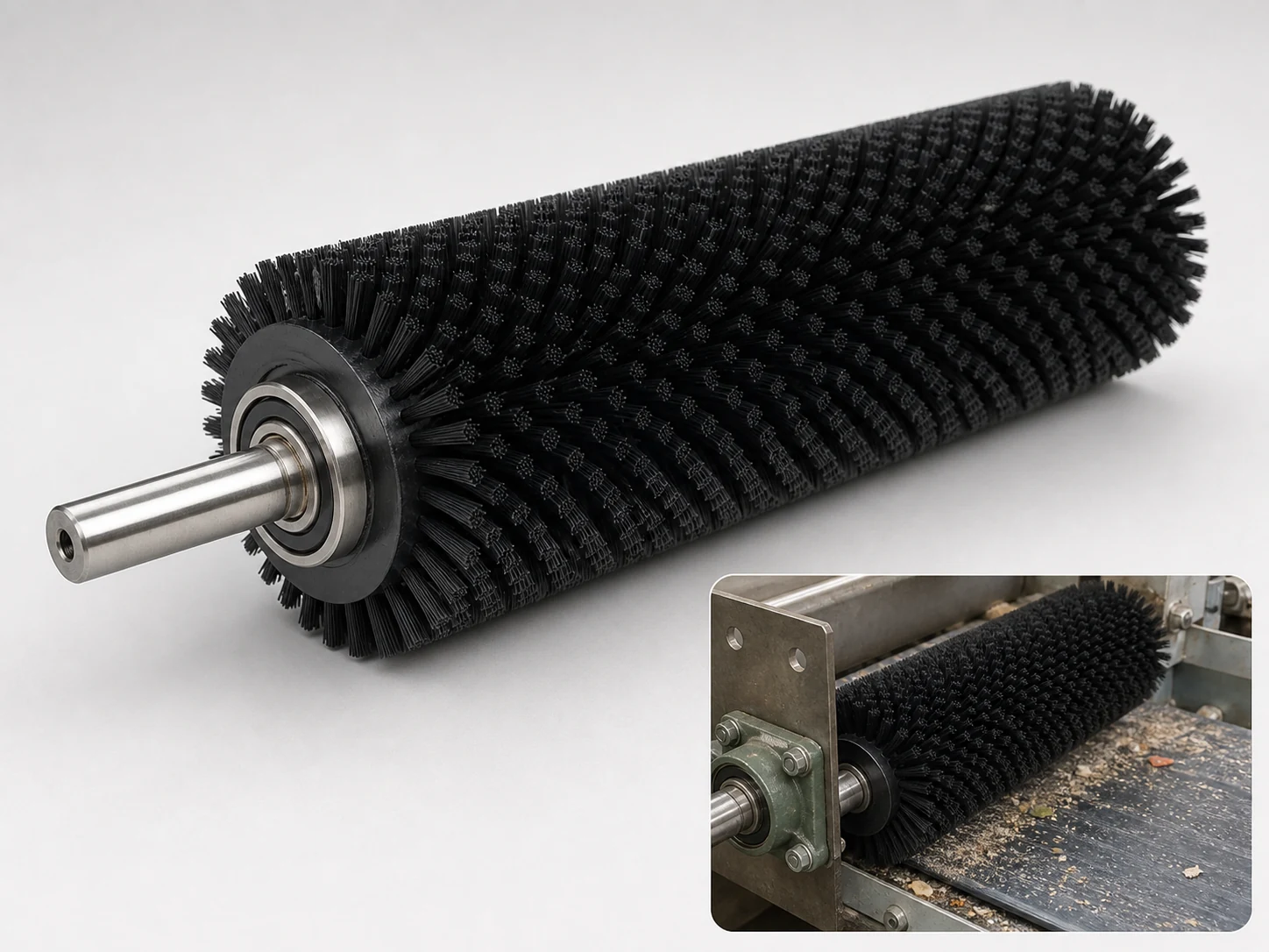 Brush Roller Recycling Plastic cleaning brush