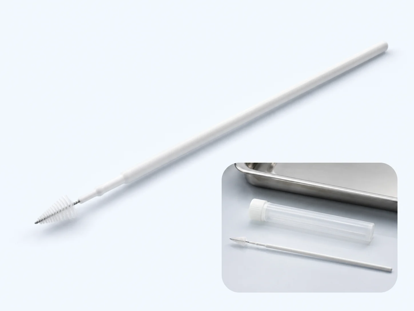 Cervical Sampling Brush cleaning brush