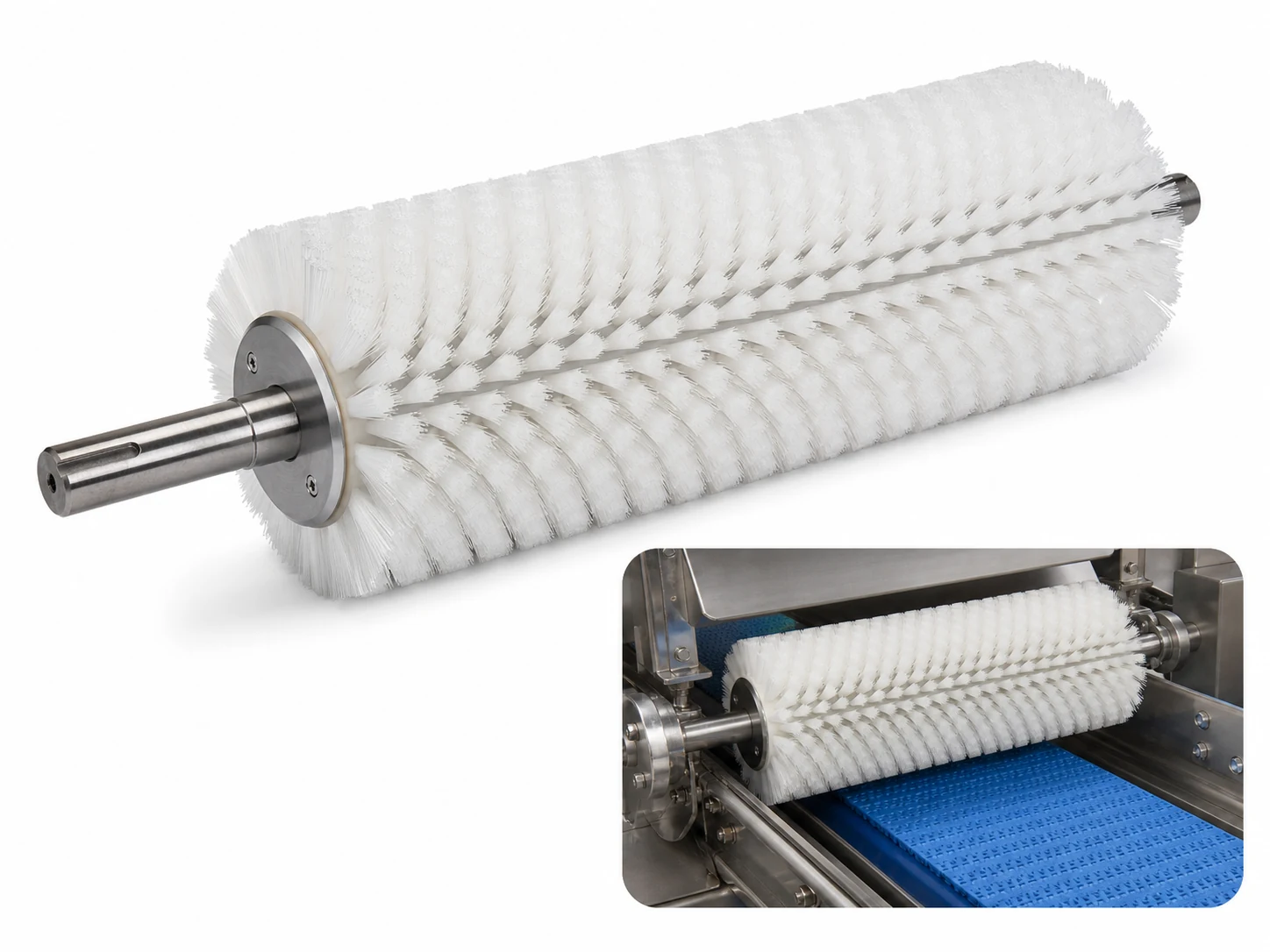 Cleaning Brush Food Processing Conveyor Belt