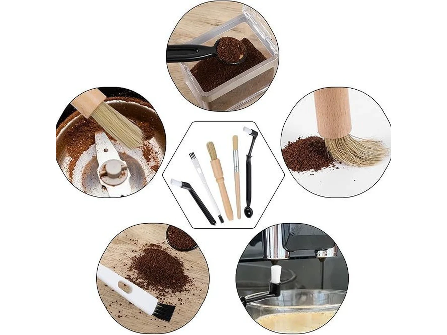Coffee Grinder Cleaning Brush