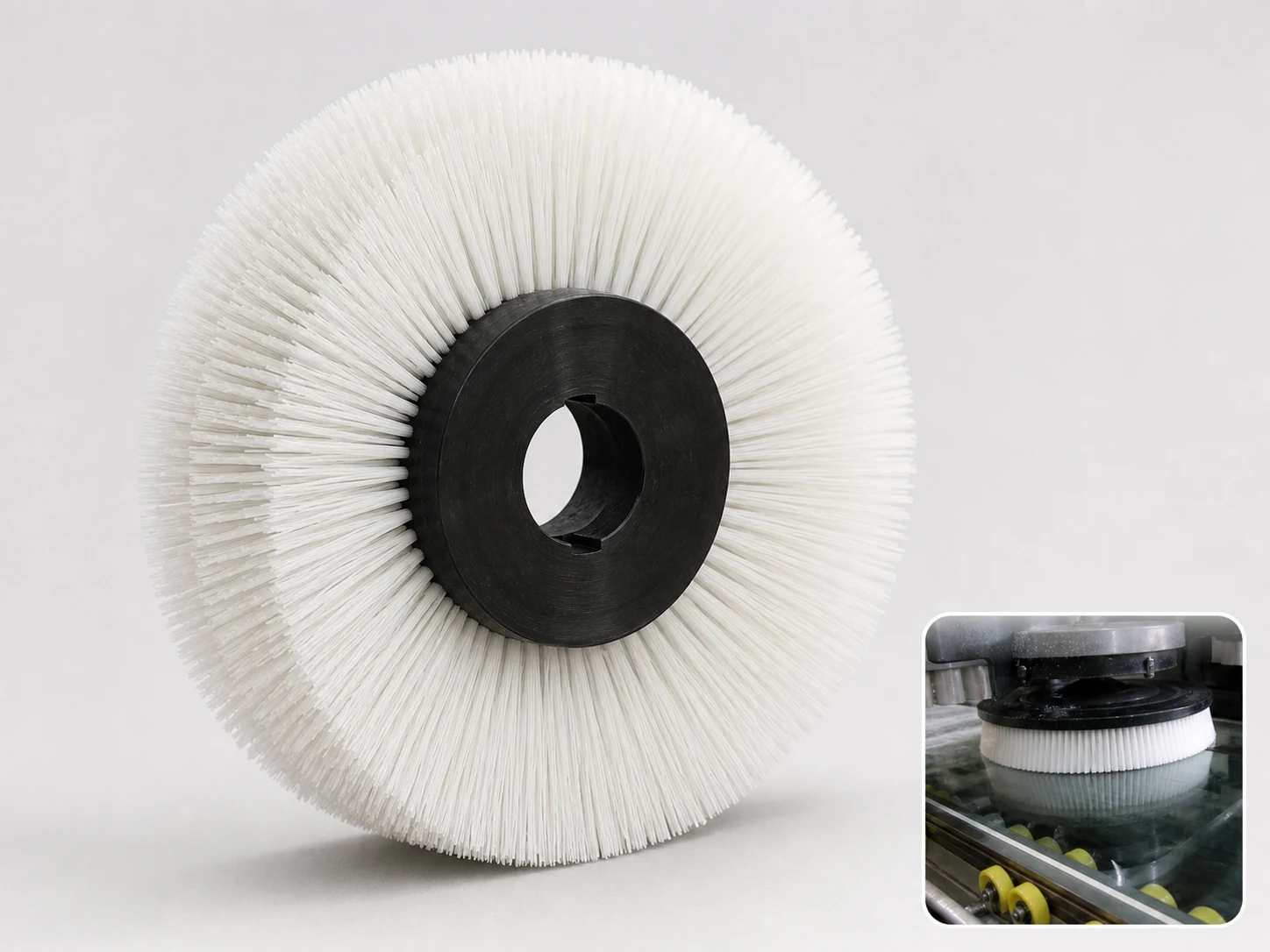 Disc Brush Glass