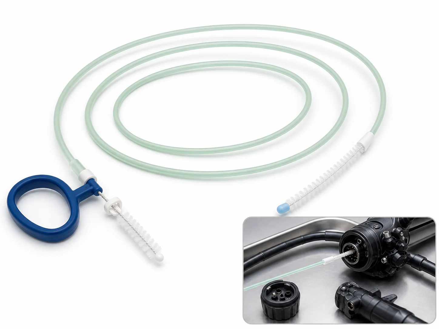Enteroscope Brush cleaning brush