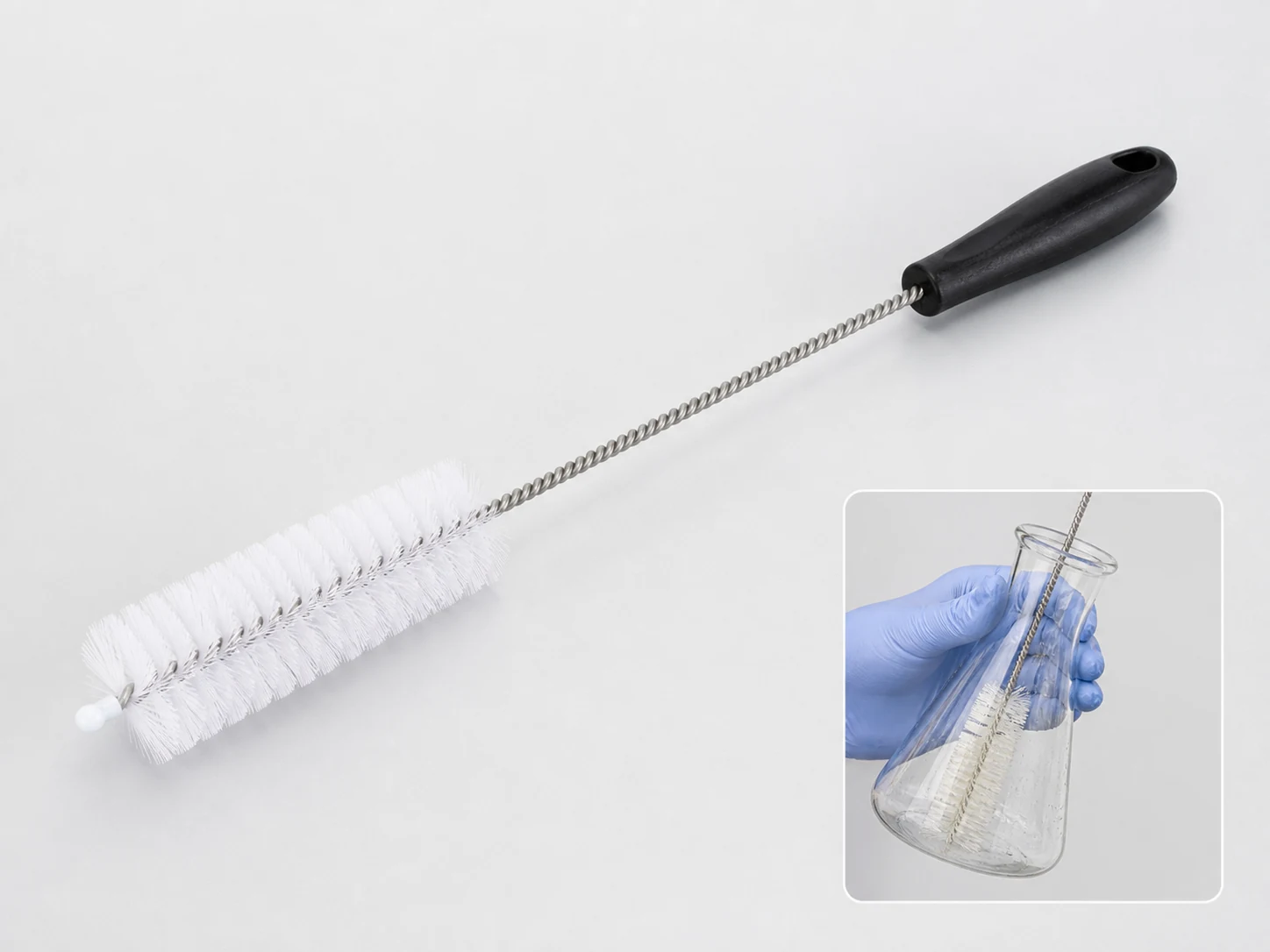 Erlenmeyer Flask Brush cleaning brush