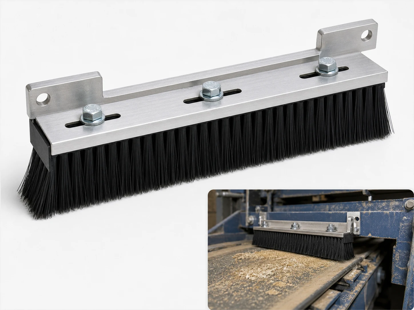 Feeder Brush cleaning brush