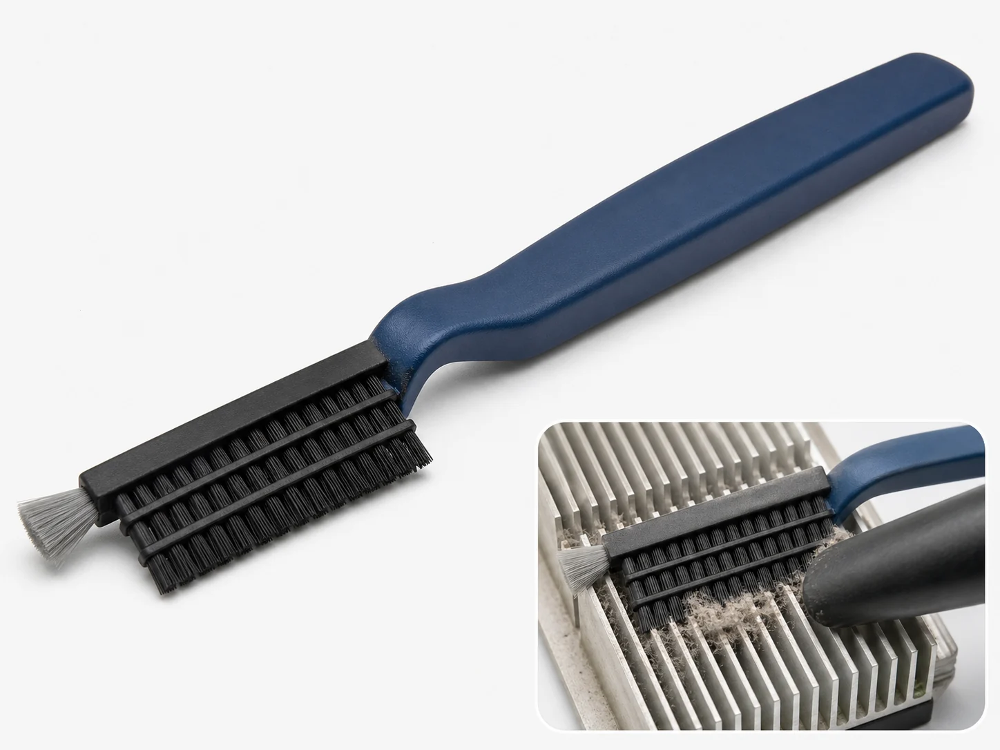 Heat Sink Fin Brush cleaning brush