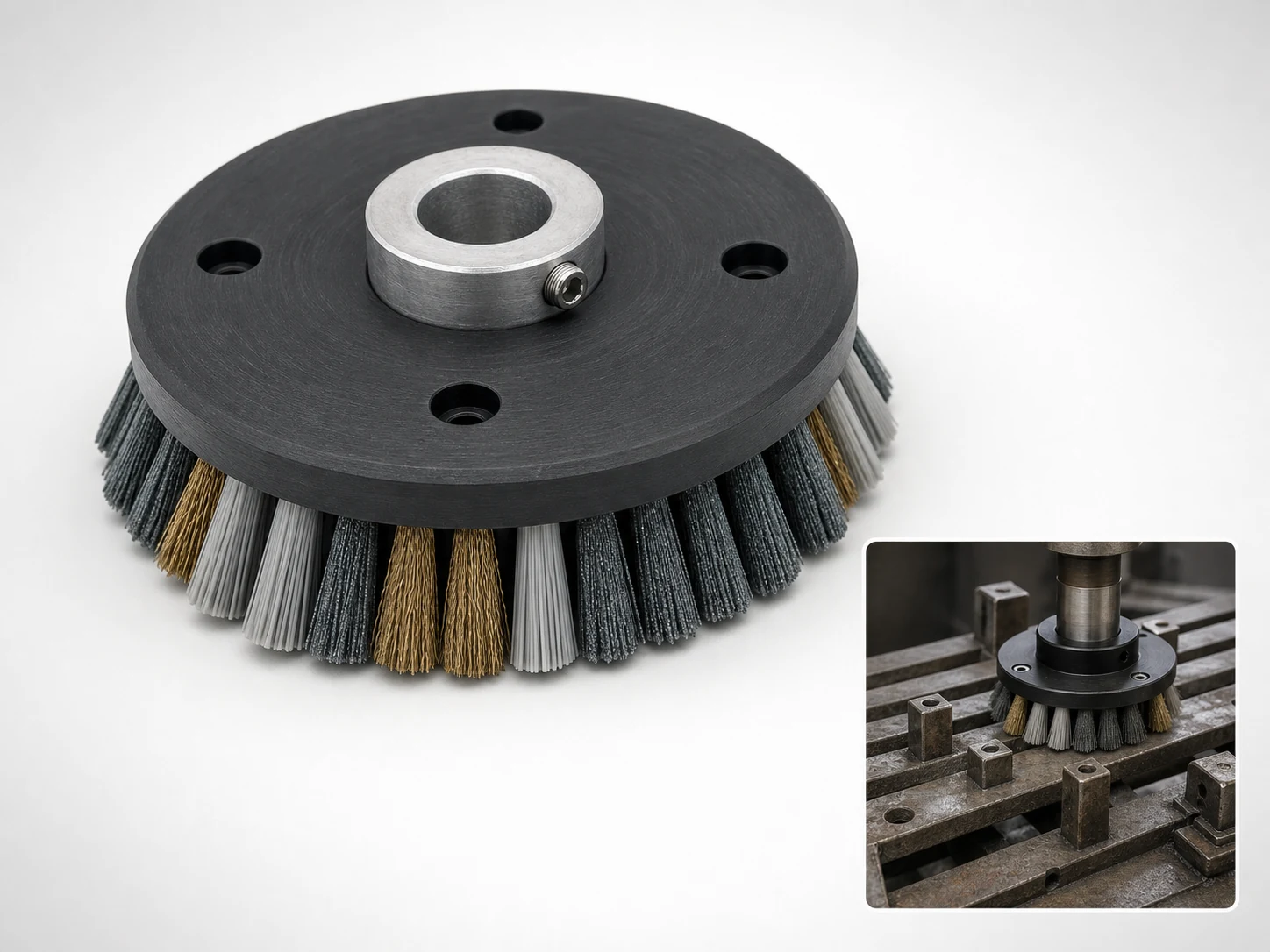 Heat Treatment Fixture Brush cleaning brush