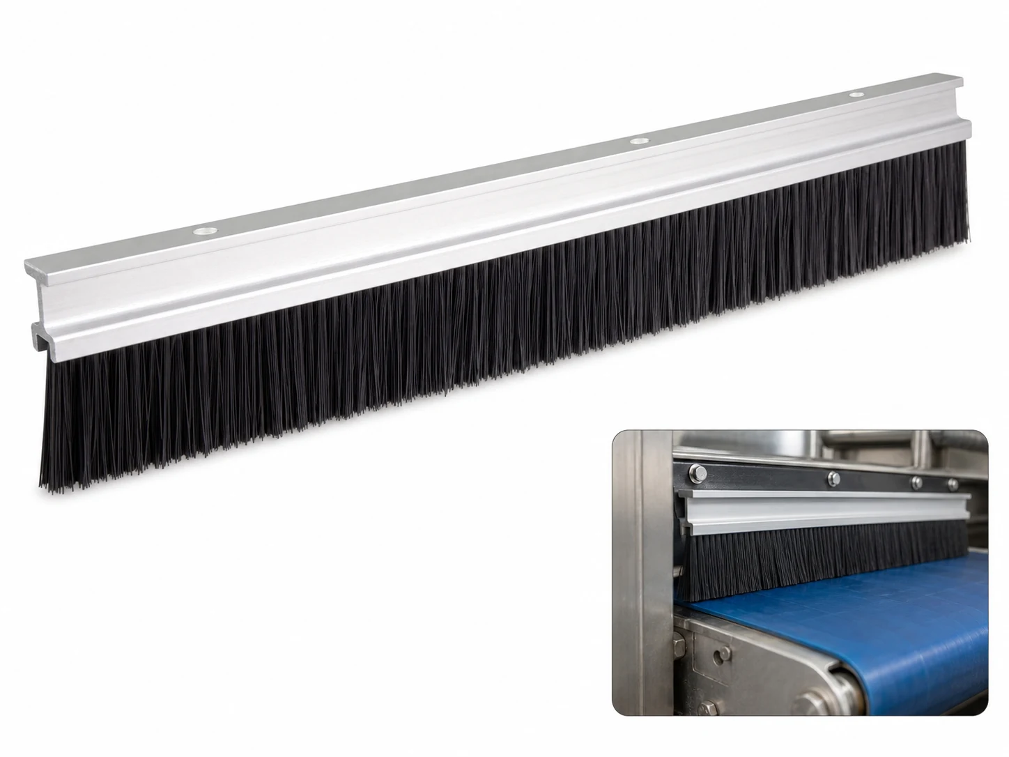 Horizontal Flow Pack Brush cleaning brush