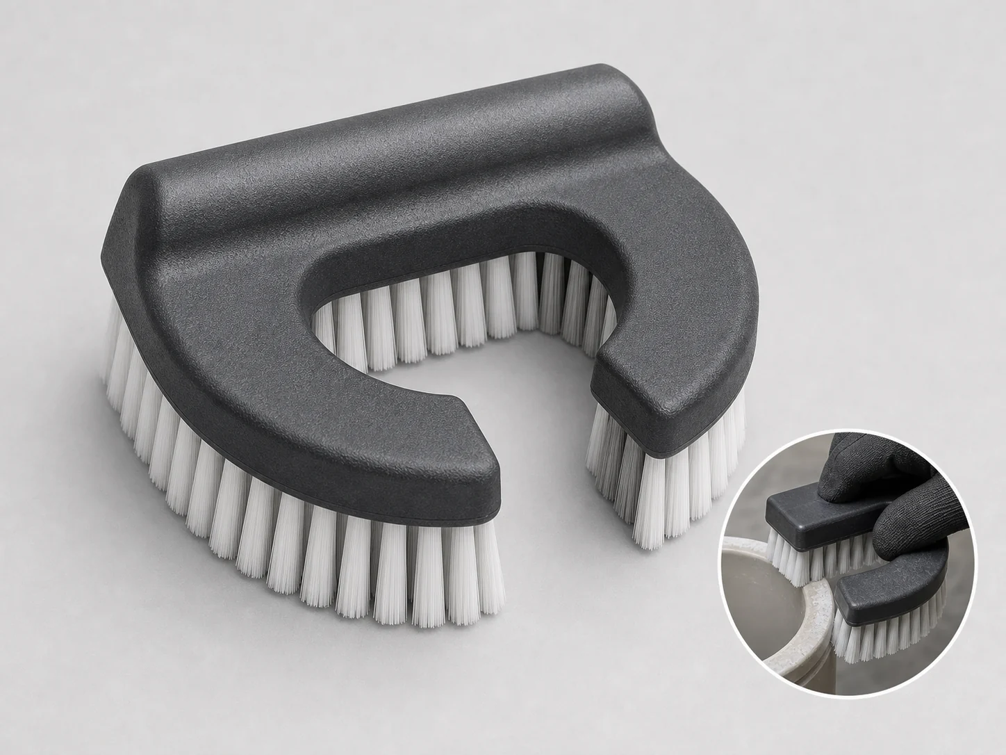 Horseshoe Composite Brush cleaning brush