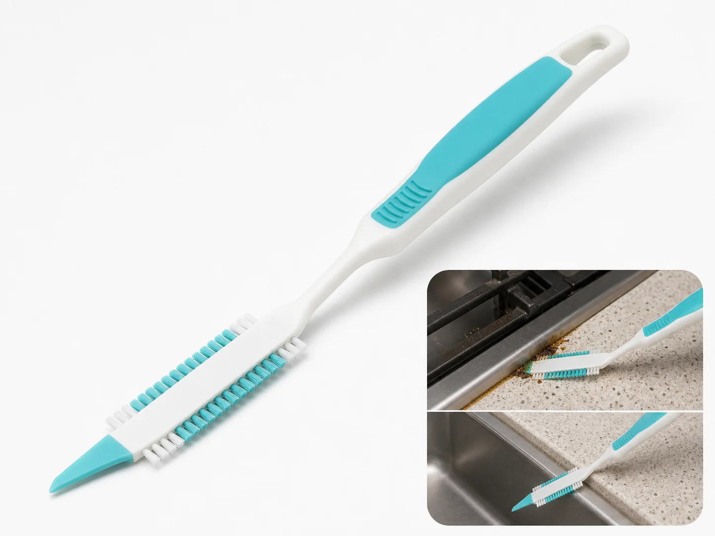 Kitchen Gap Cleaner Brush PP Antibacterial Comfortable Grip