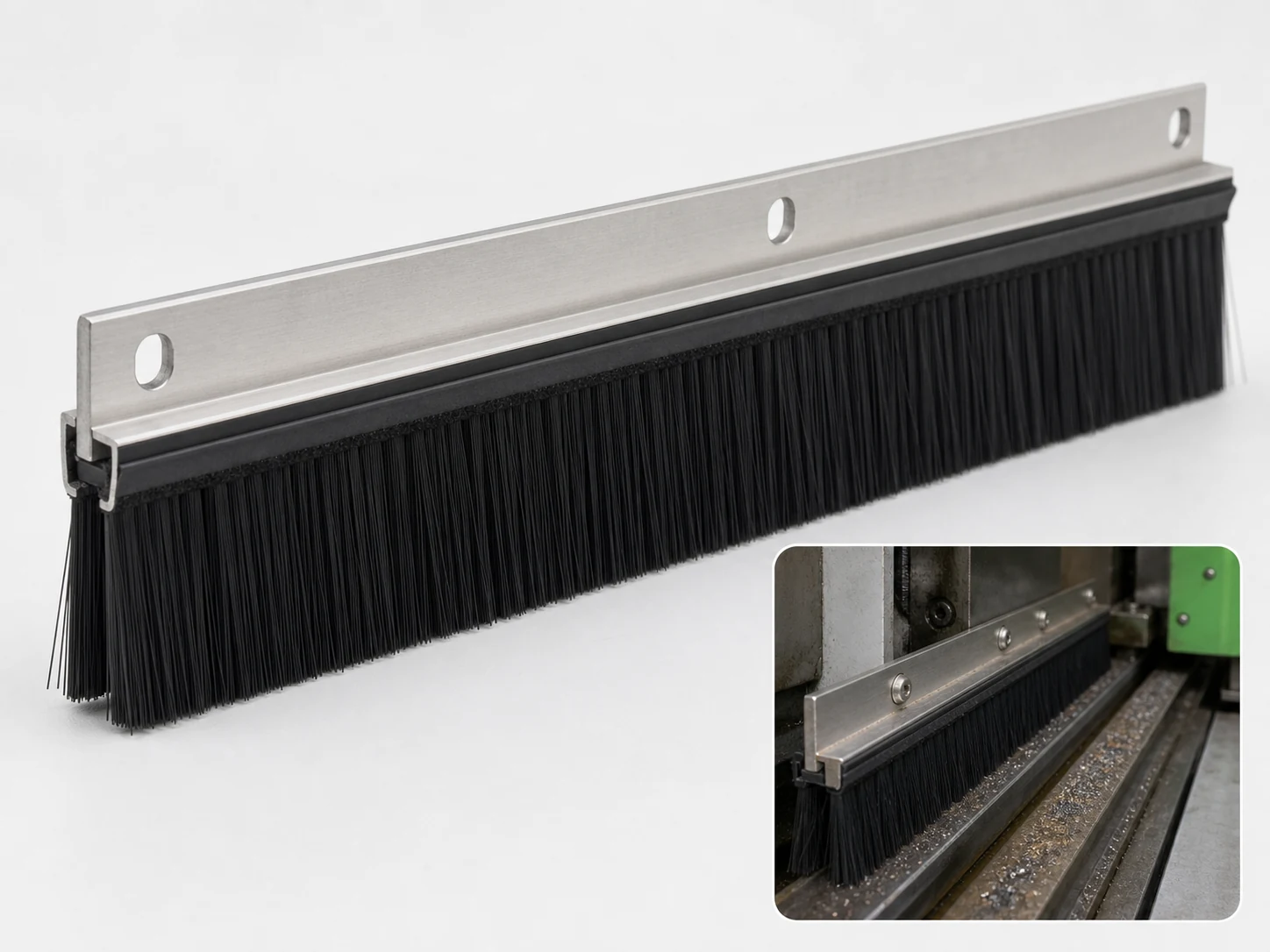 Machine Guide Rail Brush