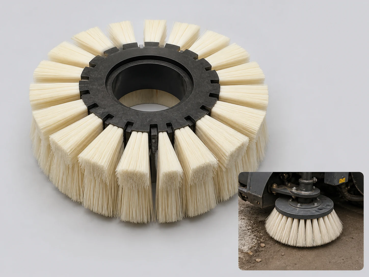 Nylon Cleaning Brush Wafer