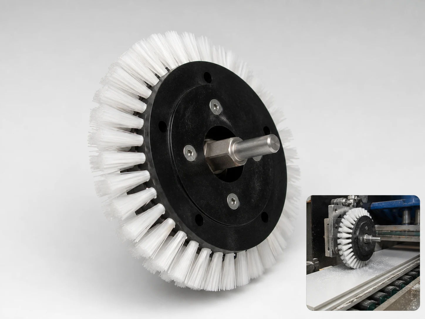 Nylon PVC Brush Plate