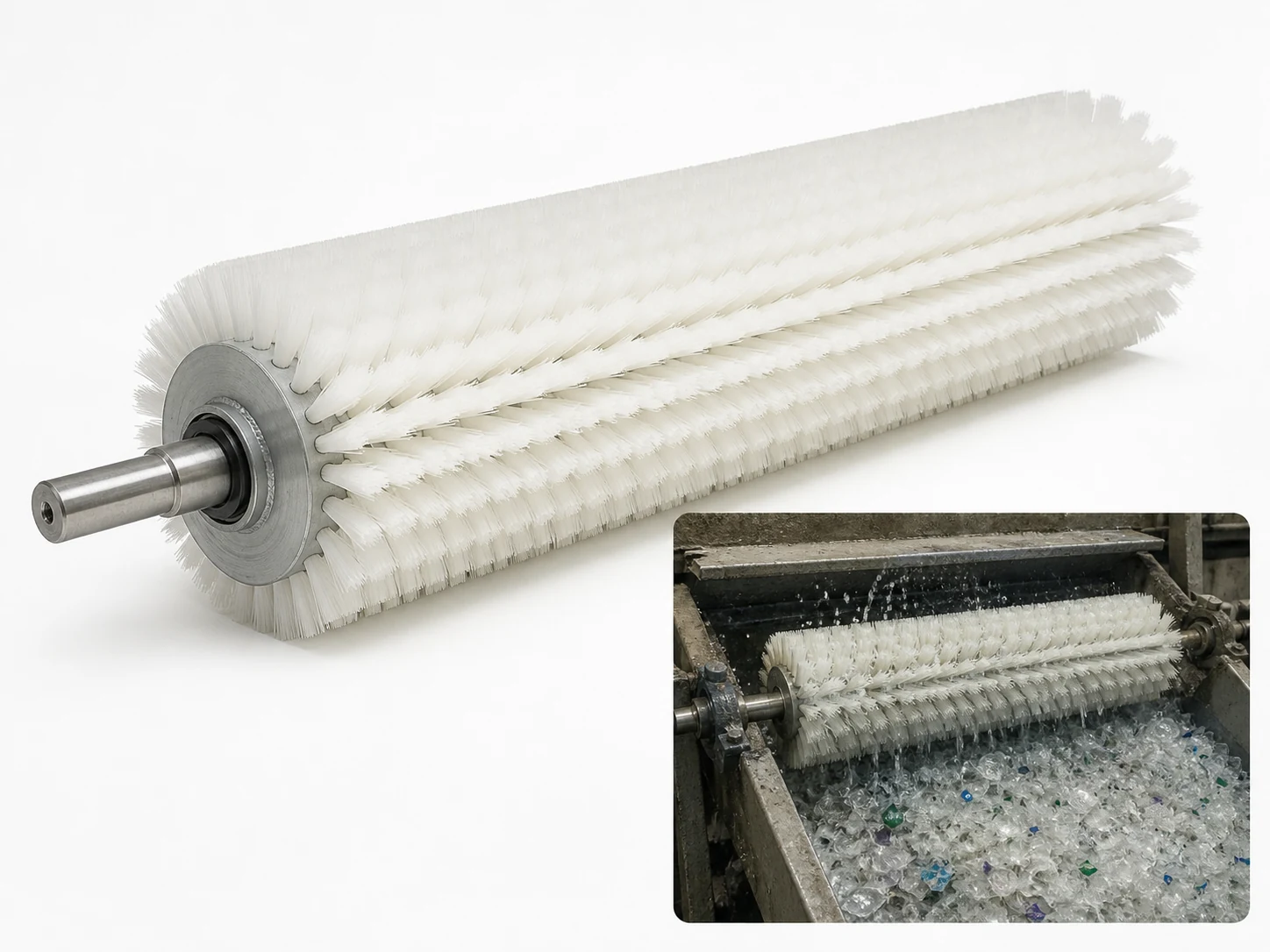 Plastic Flake Washing Brush cleaning brush