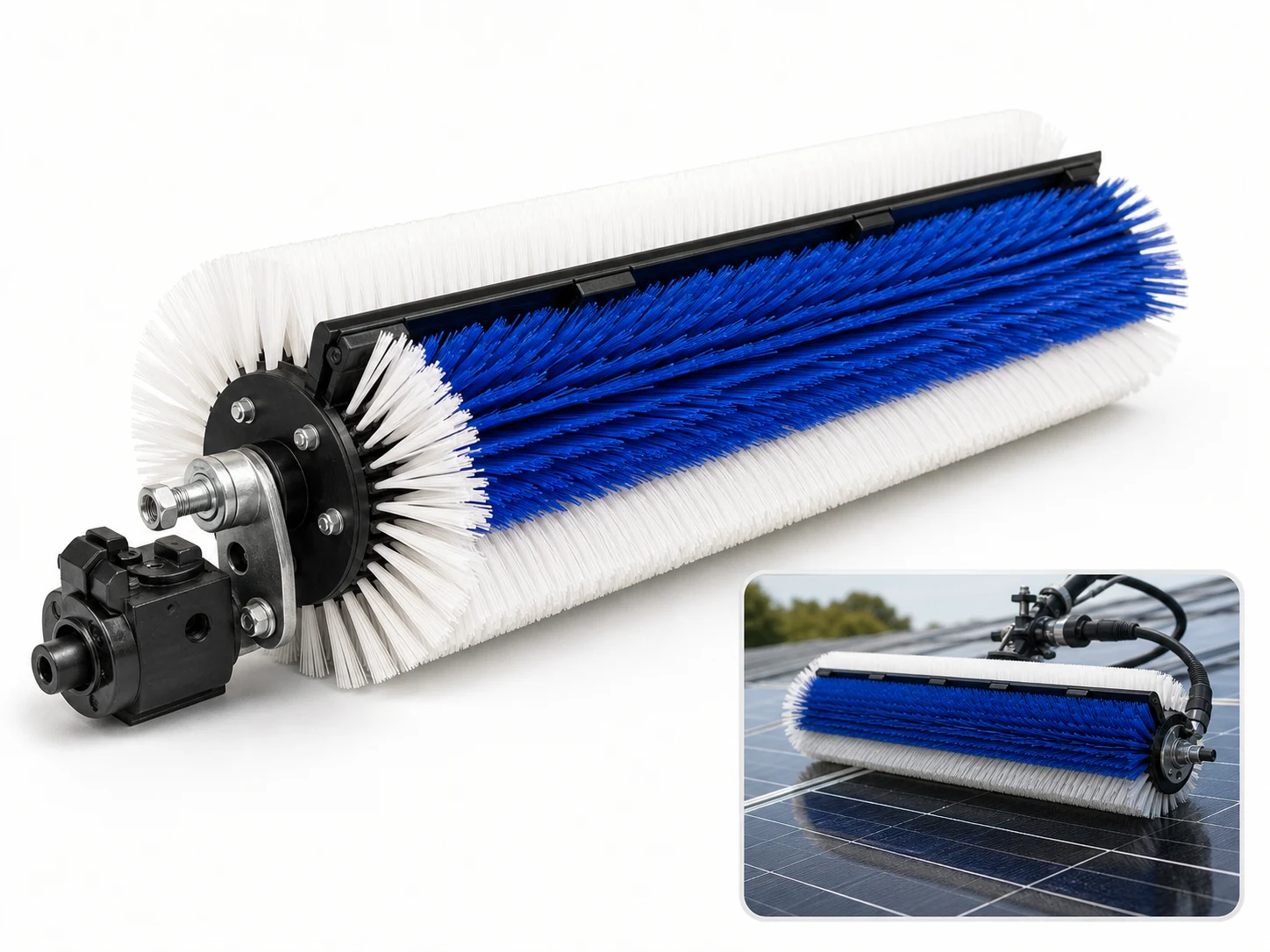 Roller Brush Solar Panel cleaning brush